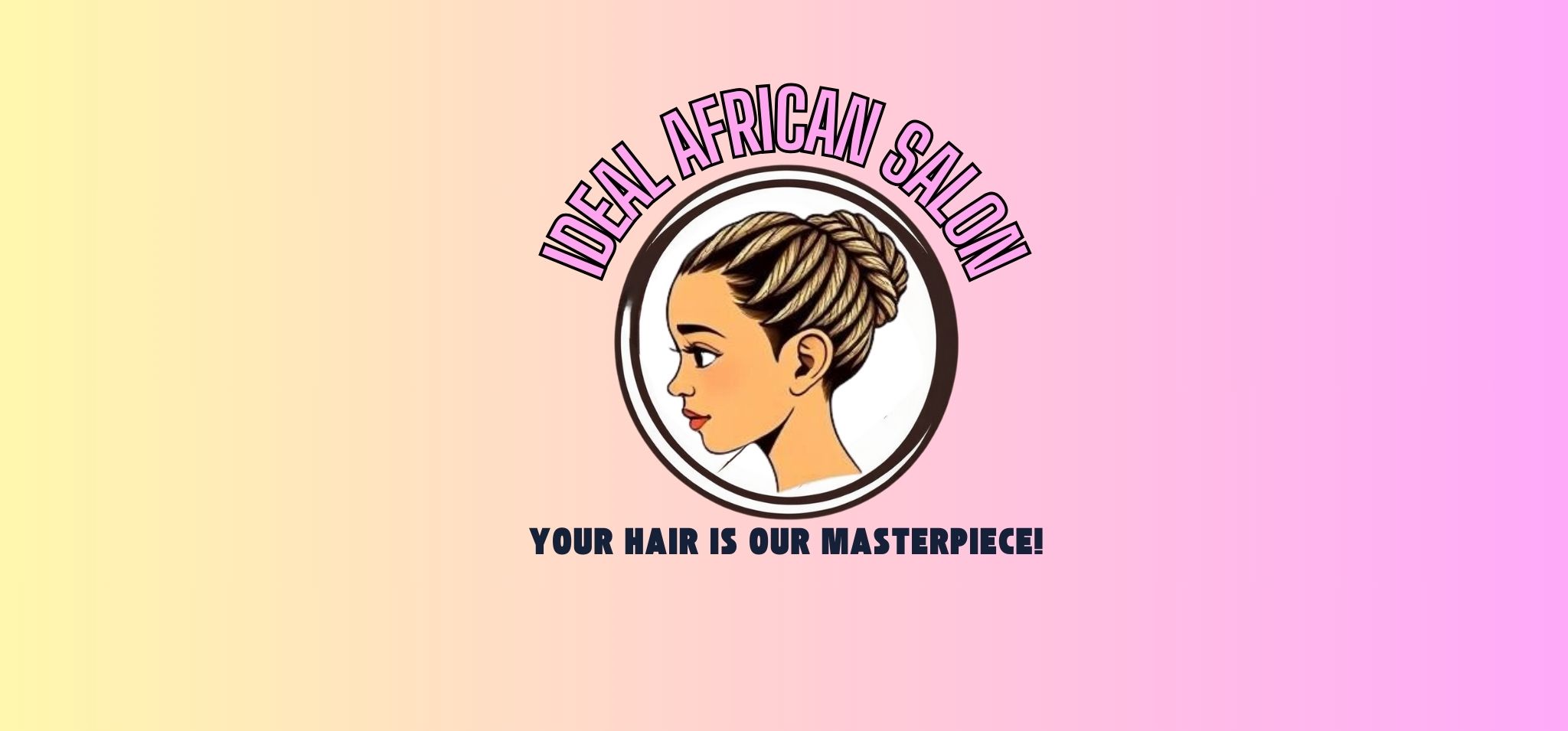 Ideal African Hair Logo